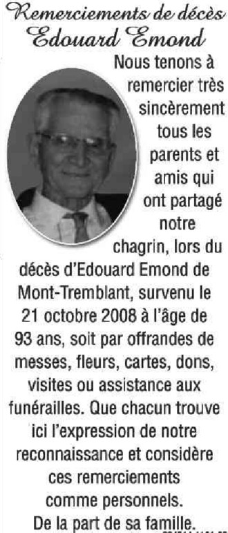 Le Choix d'Antoine-Labelle, 31
octobre 2008