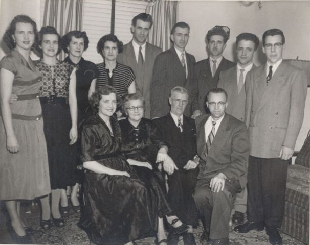 famille de Joseph Quenneville et Jos�phine Poirier