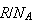 $R/N_{A}$