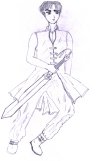 Blatant Plagiarism. Copied Syaoran from one of Wish-chan's pictures.