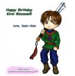 Happy Birthday Kirei Blossom!  Chibi Syaoran card!