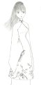 original sketch of CGed picture of Meilin