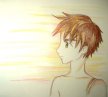 looking at the sunrise 