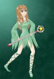 CGed picture of Sakura