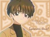 A wallpaper of Syaoran to celebrate his birthday