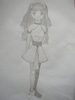 since tomoyo would NOT design her own outfit, i designed it! ^_^ ..... its a photo, actually......