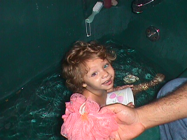 Loves the water, 10-6-2002