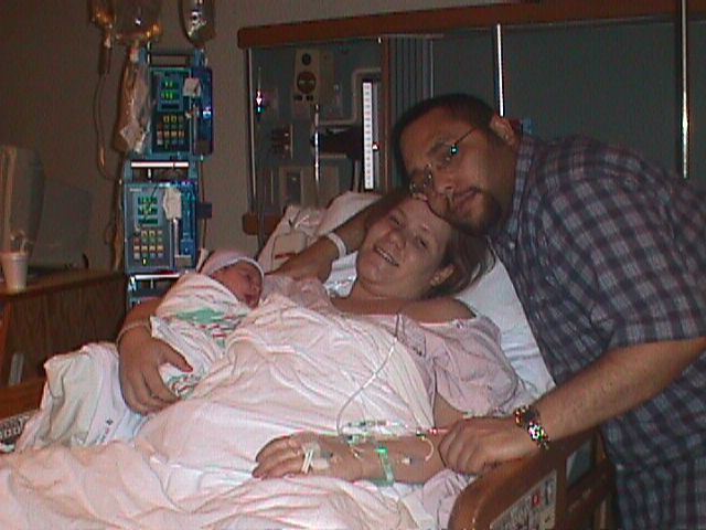 Makayla, Mommy Jackie & Daddy Charlie 2-24-2001