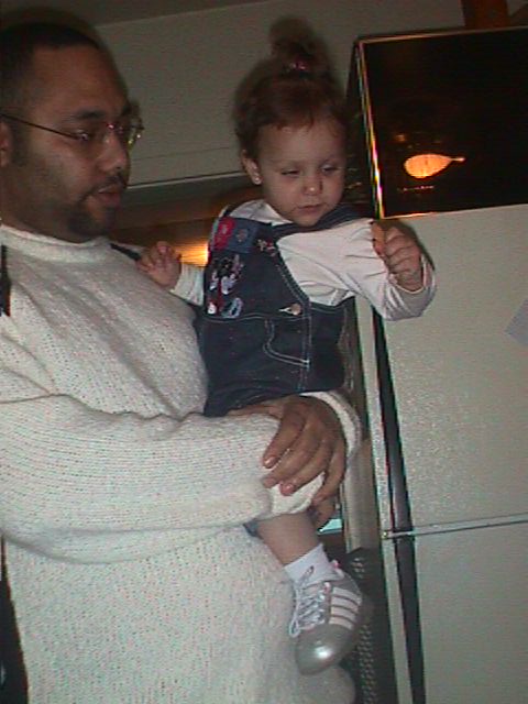 Makayla & Daddy, 2-9-2002