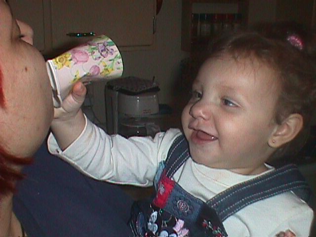 Makayla & Aunt "TT" (Barbara), 2-9-2002