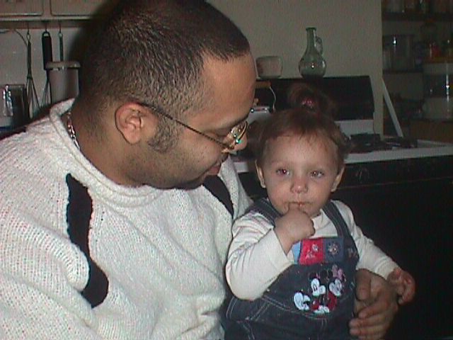 Makayla & Daddy, 2-9-2002
