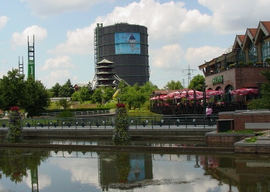 the gasometre in Oberhausen - held the Breitling Orbiter!