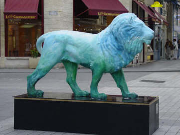 Un des 60 lions de Lyon