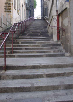 les escaliers a l'ECAM