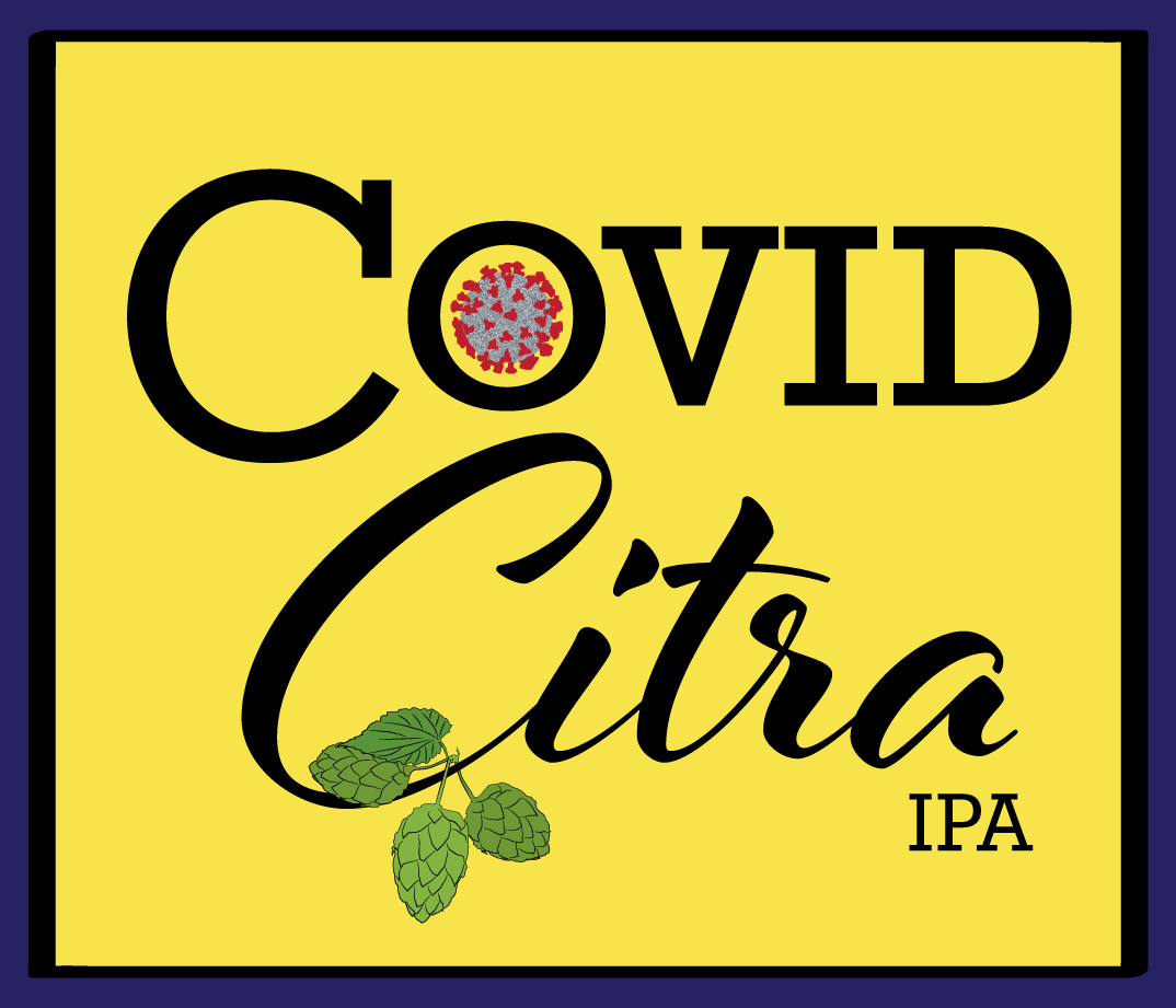 Covid Citra Beer Label