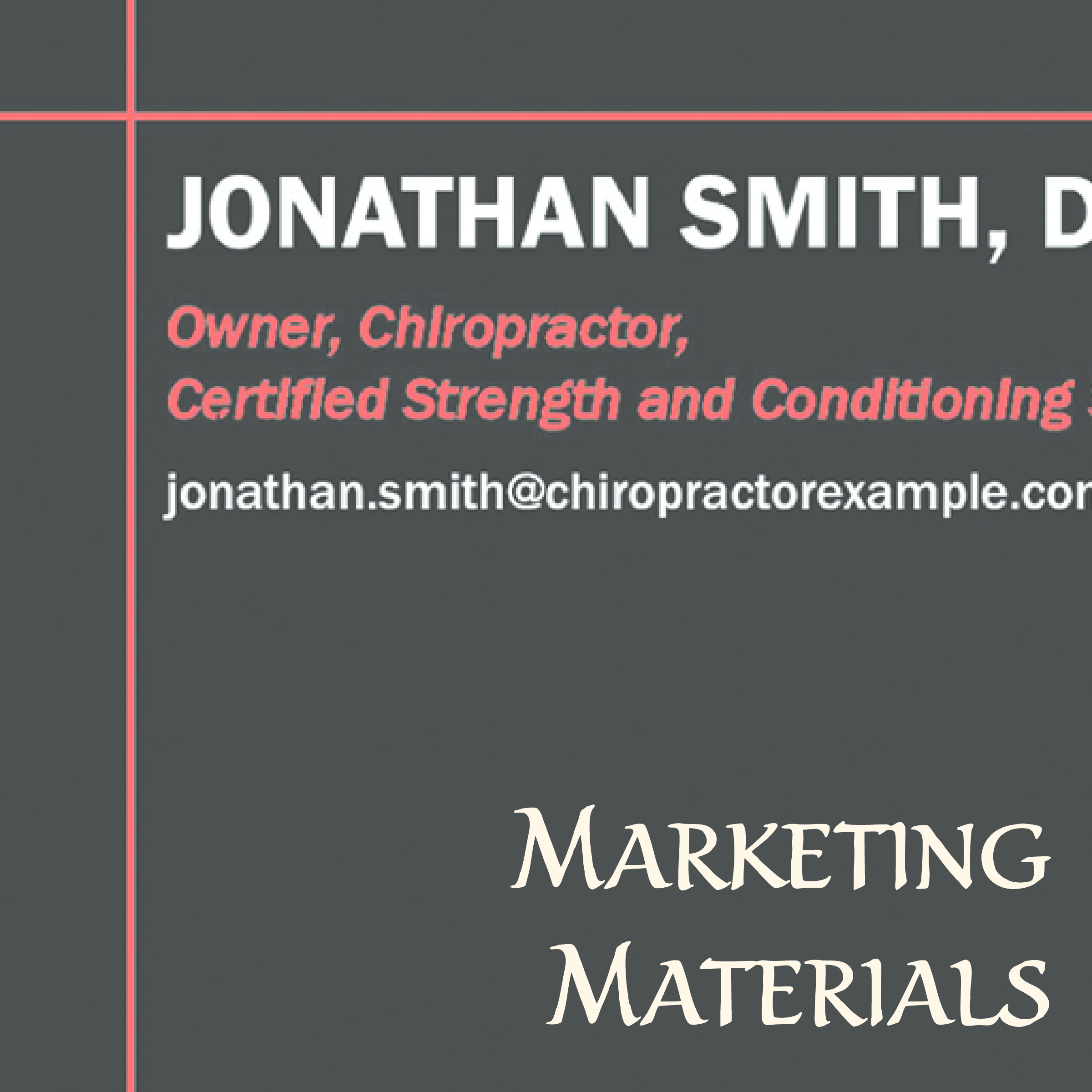 Marketing Materials