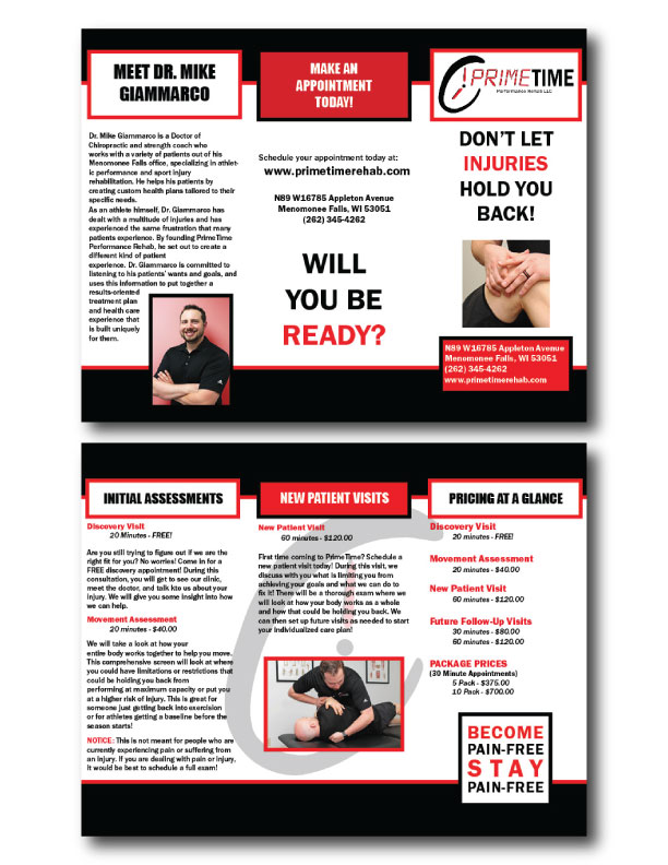 Primetime Brochure Front