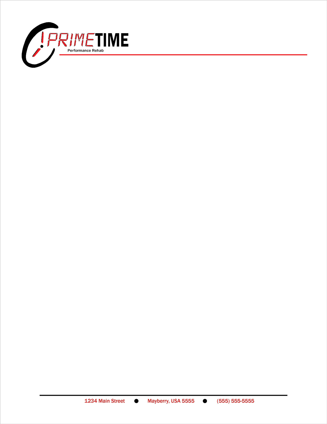 Primetime Letterhead