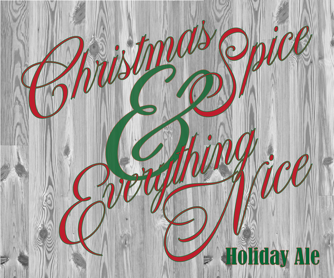 Christmas Spice Label