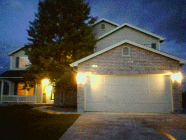 Check out my house at night!!!