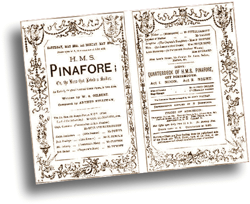 Picture of first night programme