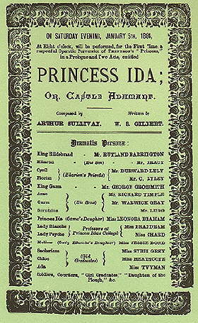 Picture of first night programme