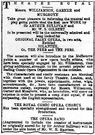 Melbourne May 9th 1885