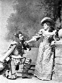 Courtice Pounds as John Manners. Lucille Hill as Dorothy Vernon.