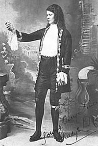 Gladys Moncrieff as Marco in The Gondoliers. Townsville c.1904