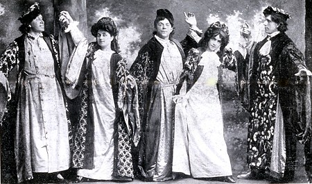 The Act 2 cast of the Princess Ida revival