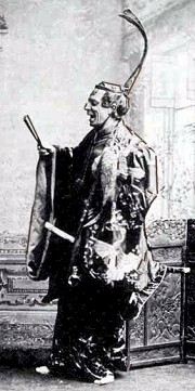 F. Federici in the title role of the first New York production of The Mikado