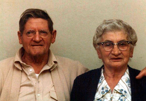 Grandpa and Grandma Policicchio in 1978