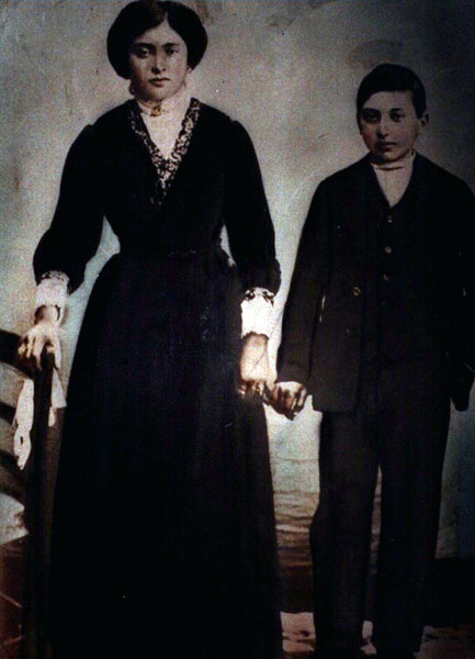Grandma and Great Uncle Joe in Italy prior to coming to the US