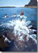 Running into the Water