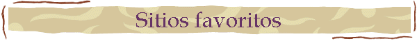 Sitios favoritos