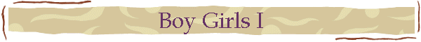Boy Girls I