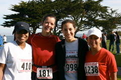 Melissa , Pam, Vanessa, Elaine after Together With Love Run