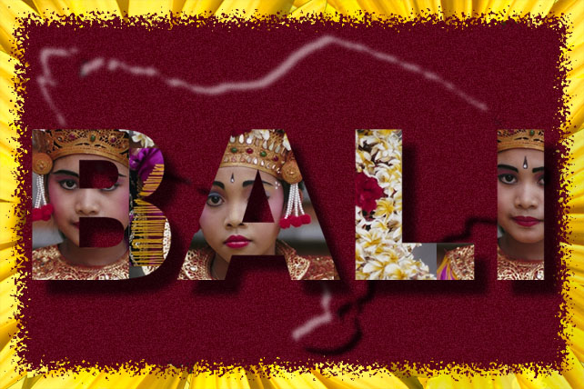 "Bali: Clipping Layers, Edge Effects, Highlight/Shadow Techniques" (copyright 1999 Melissa Aellos)