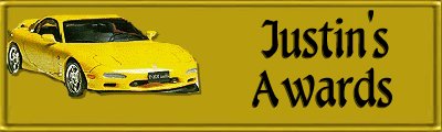 Justin's Awards Banner