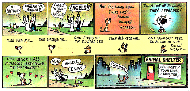 From "Mutts" by Patrick McDonnell