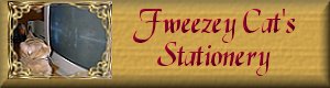 Fweezey Cat's Stationery