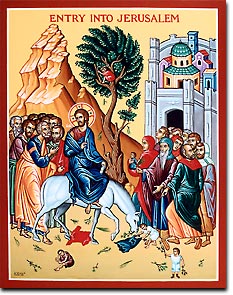 &Iacute;cone do Domingo de Ramos