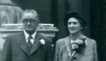 Henry Peirce King and Mabel Constance Chamberlin in 1951