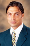 Portrait of Shoaib Akhtar