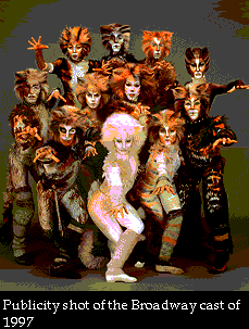 Publicity shot of the Broadway cast of 1997