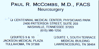 Click here to go to Dr. McCombs Website!