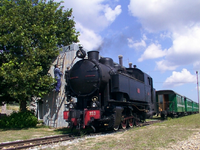 Locomotiva 353 a Silvana Mansio
