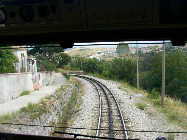 Sulla cremagliera verso CZ Lido