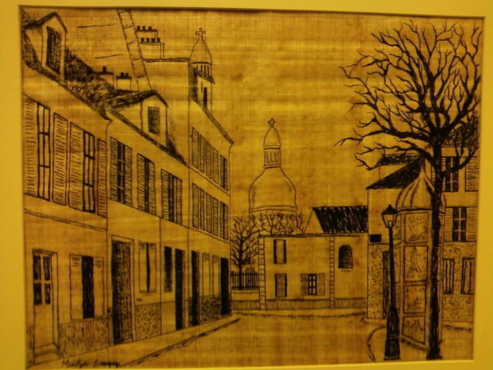 Ink Landscape painted by Maritza