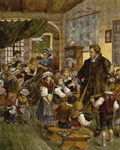 Pestalozzi e os �rf�os.